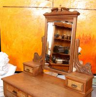 Dressing Table Burr Walnut Mirrored 19th Century (9 of 9) Dressing Table Burr Walnut Mirrored 19th Century (9 of 9)