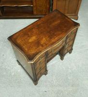 Antique Serpentine Front Walnut Desk (4 of 10) Antique Serpentine Front Walnut Desk (4 of 10)