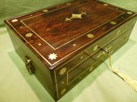 Regency Style Inlaid Rosewood Jewellery – Table Box c.1830 (2 of 11) Regency Style Inlaid Rosewood Jewellery – Table Box c.1830 (2 of 11)