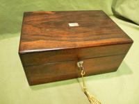 Inlaid Rosewood Jewellery – Vanity Box c.1860 (12 of 14) Inlaid Rosewood Jewellery – Vanity Box c.1860 (12 of 14)