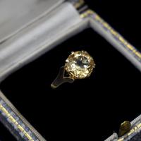 Vintage Round Citrine Solitaire 9ct 9K Yellow Gold Ring (10 of 10) Vintage Round Citrine Solitaire 9ct 9K Yellow Gold Ring (10 of 10)