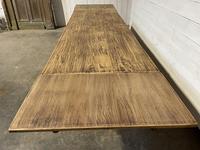 Nice Large Bleached Oak Farmhouse Dining Table With Extensions (31 of 35) Nice Large Bleached Oak Farmhouse Dining Table With Extensions (31 of 35)