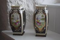 Pair of Early 20th Century Japanese Noritake Vases (2 of 10) Pair of Early 20th Century Japanese Noritake Vases (2 of 10)
