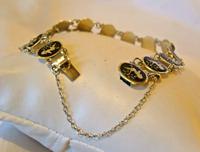 Vintage Sterling Silver Enamel Bracelet 1960s Goddess of Love 7" Length 9.1 Grams (8 of 12) Vintage Sterling Silver Enamel Bracelet 1960s Goddess of Love 7" Length 9.1 Grams (8 of 12)