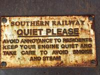 Large Heavy Rusted Cast Iron Railway Plaque Sign Train Notice (6 of 25) Large Heavy Rusted Cast Iron Railway Plaque Sign Train Notice (6 of 25)