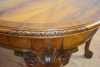 Antique Figured Walnut Extending Dining Table (8 of 11) Antique Figured Walnut Extending Dining Table (8 of 11)