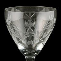Set of 10 Cut Wine Glasses (3 of 7) Set of 10 Cut Wine Glasses (3 of 7)