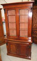 1910's Mahogany Chiffonier Bookcase with Glazed Top (2 of 5) 1910's Mahogany Chiffonier Bookcase with Glazed Top (2 of 5)