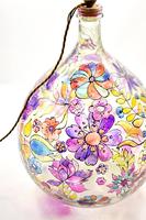 1960s Hand Painted Demi John Lamp with Floral Pattern (16 of 22) 1960s Hand Painted Demi John Lamp with Floral Pattern (16 of 22)