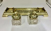 Victorian Brass Inkwell Desk Companion c.1875 (5 of 9) Victorian Brass Inkwell Desk Companion c.1875 (5 of 9)