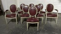 Set of 8 French Dining Chairs Lovely Original Finish (2 of 18) Set of 8 French Dining Chairs Lovely Original Finish (2 of 18)