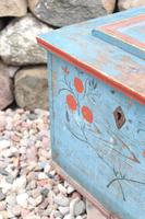 Swedish 'folk art' original blue paint box from hälsingland region, 1847. (9 of 26) Swedish 'folk art' original blue paint box from hälsingland region, 1847. (9 of 26)