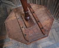 French Mixed Wood Octagonal Tripod Table (4 of 4) French Mixed Wood Octagonal Tripod Table (4 of 4)