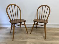 A Pair of Vintage Ercol Model 400 Dining Chairs