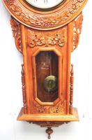 Massive Rare Antique Carved Walnut 8-Day Drop Dial Striking Wall Clock (9 of 14) Massive Rare Antique Carved Walnut 8-Day Drop Dial Striking Wall Clock (9 of 14)
