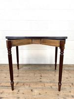 19th Century Mahogany & Boxwood Fold Over Table (8 of 10) 19th Century Mahogany & Boxwood Fold Over Table (8 of 10)