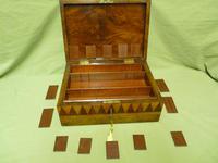 Large Tunbridge Ware Style Jewellery Box - Original Tray c.1870 (7 of 16) Large Tunbridge Ware Style Jewellery Box - Original Tray c.1870 (7 of 16)