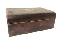 Antique Victorian Leather Writing Document Box (4 of 19) Antique Victorian Leather Writing Document Box (4 of 19)