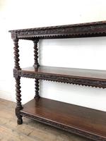Antique Victorian Carved Oak Three Tier Display Shelves (9 of 10) Antique Victorian Carved Oak Three Tier Display Shelves (9 of 10)
