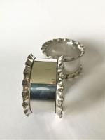 Pair of Edwardian Silver Plated Napkin Rings (2 of 3) Pair of Edwardian Silver Plated Napkin Rings (2 of 3)