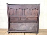 Antique 19th Century Carved Oak Settle (10 of 10) Antique 19th Century Carved Oak Settle (10 of 10)