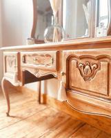 French Antique Style Dressing Table / Vanity Table with Mirror / Desk (3 of 5) French Antique Style Dressing Table / Vanity Table with Mirror / Desk (3 of 5)