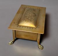 Antique Brass Tobacco Box, Heraldic (4 of 13) Antique Brass Tobacco Box, Heraldic (4 of 13)