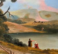 Large Stunning 19thc Arcadian Landscape Oil Painting in the 18th Century manner (5 of 13) Large Stunning 19thc Arcadian Landscape Oil Painting in the 18th Century manner (5 of 13)