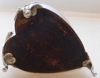 Rare Large 1904 Hallmarked Solid Silver Love Heart Pill Earring Jewellery Box (4 of 13) Rare Large 1904 Hallmarked Solid Silver Love Heart Pill Earring Jewellery Box (4 of 13)