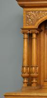 Edwardian Light Oak Carved Mirror-back Sideboard (7 of 17) Edwardian Light Oak Carved Mirror-back Sideboard (7 of 17)