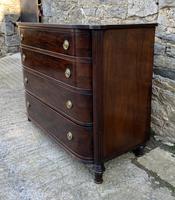 Regency Mahogany Bow Fronted Column Chest of Drawers (7 of 21) Regency Mahogany Bow Fronted Column Chest of Drawers (7 of 21)