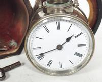 Extremely Rare Miniature Carriage Clock Round Silver Case with Original Case & Platform (4 of 15) Extremely Rare Miniature Carriage Clock Round Silver Case with Original Case & Platform (4 of 15)