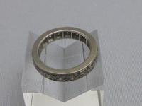 1930s 18ct white gold and diamond full eternity ring (3 of 4) 1930s 18ct white gold and diamond full eternity ring (3 of 4)