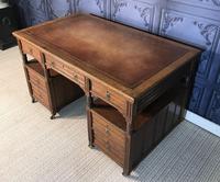 Victorian Oak Aesthetic Movement Desk (6 of 18) Victorian Oak Aesthetic Movement Desk (6 of 18)
