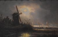 Victorian Night Scene Oil Painting (4 of 6) Victorian Night Scene Oil Painting (4 of 6)