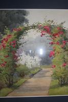 Antique Original Watercolour - Rose Arch - Mary Sophia Godlee '1860-1932' (2 of 5) Antique Original Watercolour - Rose Arch - Mary Sophia Godlee '1860-1932' (2 of 5)