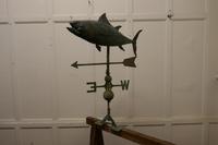 Verdigris Copper Folk Art Fish Weather Vane (4 of 7) Verdigris Copper Folk Art Fish Weather Vane (4 of 7)