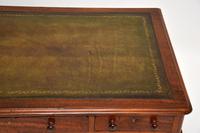 Antique Victorian Mahogany Leather Top Pedestal Desk (12 of 12) Antique Victorian Mahogany Leather Top Pedestal Desk (12 of 12)
