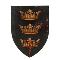 Six Edwardian Heraldic Shield Plaques (7 of 8) Six Edwardian Heraldic Shield Plaques (7 of 8)