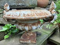 Fine Pair of French Cast-iron Painted Urns (6 of 7) Fine Pair of French Cast-iron Painted Urns (6 of 7)
