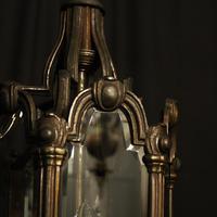 French Bronze Triple Light Antique Hall Lantern (3 of 10) French Bronze Triple Light Antique Hall Lantern (3 of 10)