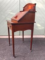 Edwardian Inlaid Mahogany Writing Desk (6 of 10) Edwardian Inlaid Mahogany Writing Desk (6 of 10)