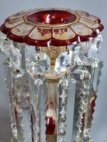 Magnificent Pair of Mid 19th Century Candle Lustres 'Possibly Baccarat' Gilded & Ruby Decoration (14 of 18) Magnificent Pair of Mid 19th Century Candle Lustres 'Possibly Baccarat' Gilded & Ruby Decoration (14 of 18)