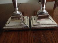 Pair of Antique Georgian Silver Candlesticks - 1780 (3 of 6) Pair of Antique Georgian Silver Candlesticks - 1780 (3 of 6)