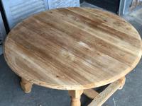 Round Farmhouse Dining Table with leaf (6 of 11) Round Farmhouse Dining Table with leaf (6 of 11)
