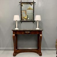 French Empire Marble Top Console Table (2 of 7) French Empire Marble Top Console Table (2 of 7)