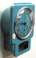 Superb English Smiths Enfield Drop Dial Wall Clock - Smiths Kitchen Clock Original Blue Paint c.1950 (2 of 10) Superb English Smiths Enfield Drop Dial Wall Clock - Smiths Kitchen Clock Original Blue Paint c.1950 (2 of 10)