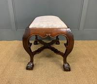 Georgian Style Walnut Stool c.1890 (4 of 8) Georgian Style Walnut Stool c.1890 (4 of 8)