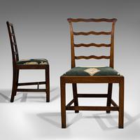 Pair of Antique Ladder Back Chairs, Irish, Mahogany, Side, Georgian c.1780 (6 of 11) Pair of Antique Ladder Back Chairs, Irish, Mahogany, Side, Georgian c.1780 (6 of 11)