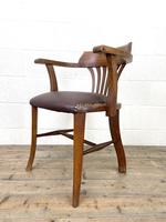 Early 20th Century Antique Oak Desk Chair (6 of 9) Early 20th Century Antique Oak Desk Chair (6 of 9)